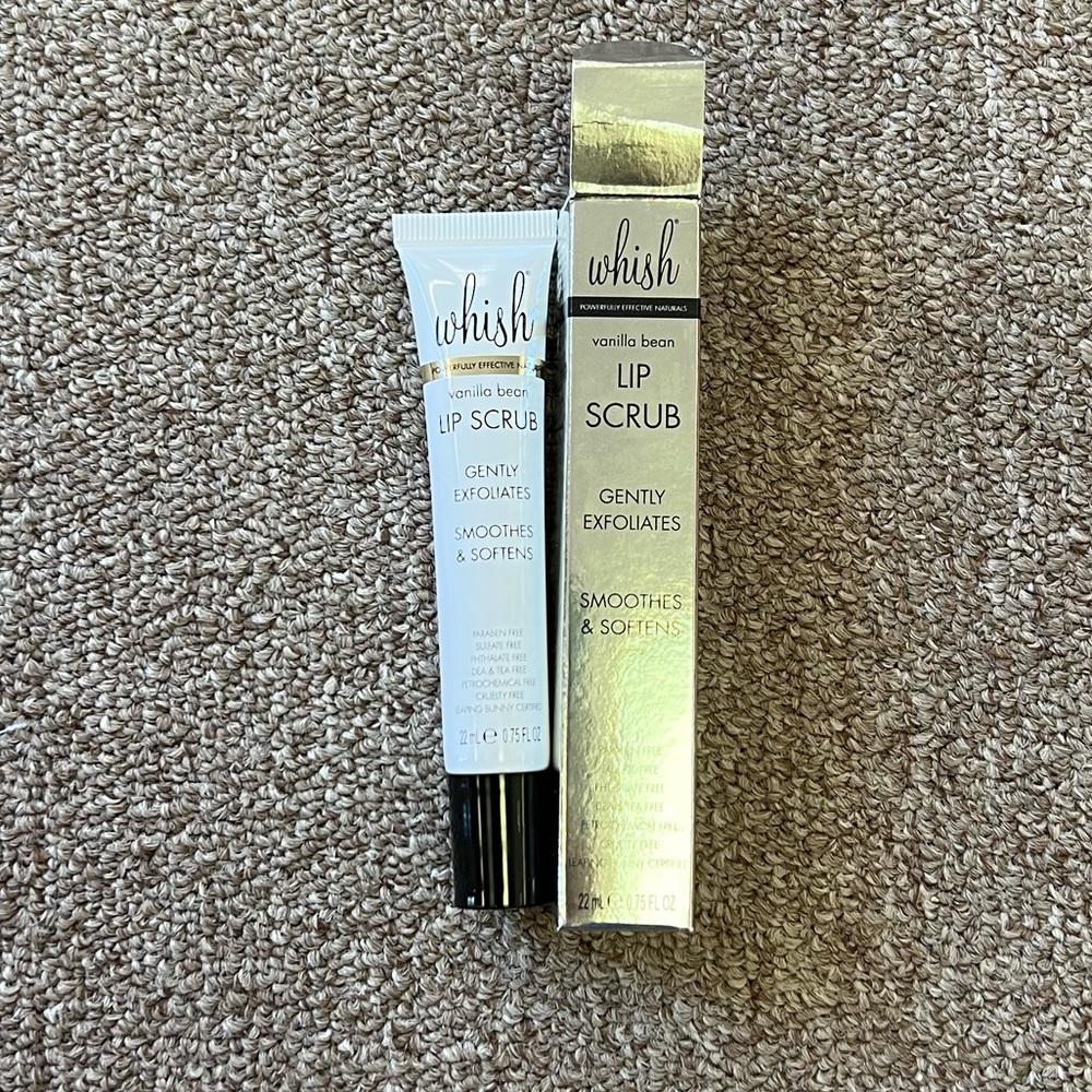 WHISH LIP SCRUB VANILLA BEAN NEW